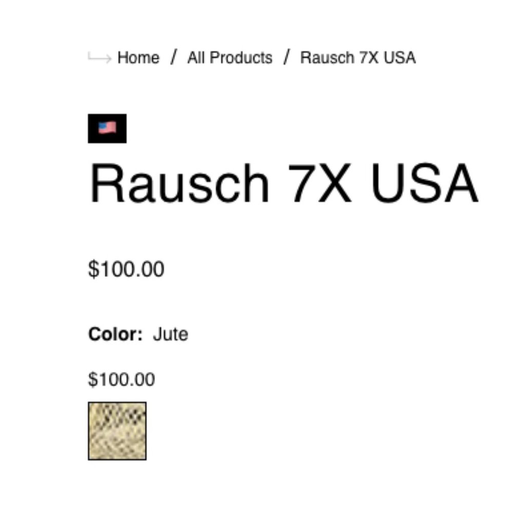 Bailey Rausch 7X Cowboy Hat Unisex - Picture 3 of 16